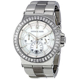 Shop Authentic Michael Kors Dylan Glitz Chronograph White Dial Silver Steel Strap Watch For Women - MK5411 - Luxxuri