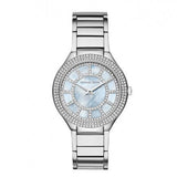  Shop Authentic Michael Kors Kerry Mother of Pearl Dial Silver Stainless Steel Strap Watch for Women - MK3395 - Luxxuri