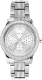  Shop Authentic Michael Kors Tibby Chronograph Silver Dial Silver Steel Strap Watch For Women - MK7294 - Luxxuri