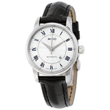  Shop Authentic Mido Baroncelli III Automatic Silver Dial Black Leather Strap Watch For Women - M7600.4.21.4 - Luxxuri