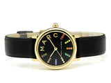  Shop Authentic Marc Jacobs Roxy Black Dial Black Leather Strap Watch for Women - MJ1592 - Luxxuri