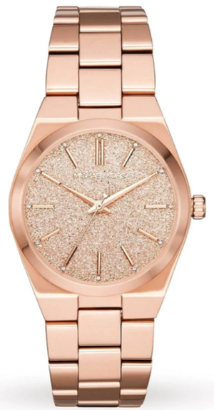  Shop Authentic Michael Kors Channing Quartz Rose Gold Dial Rose Gold Steel Strap Watch For Women - MK6624 - Luxxuri