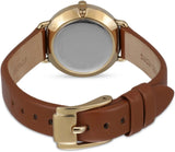  Shop Authentic Michael Kors Portia Quartz White Dial Brown Leather Strap Watch For Women - MK2734 - Luxxuri