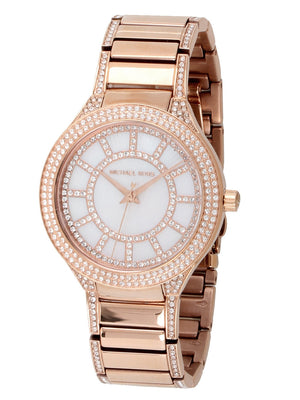  Shop Authentic Michael Kors Kerry Mother of Pearl Dial Rose Gold Steel Strap Watch for Women - MK3313 - Luxxuri