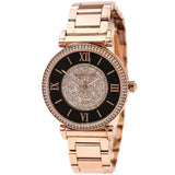  Shop Authentic Michael Kors Catlin Black Dial Rose Gold Steel Strap Watch for Women - MK3339 - Luxxuri