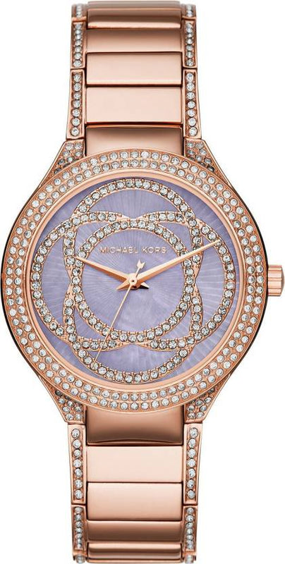  Shop Authentic Michael Kors Kerry Purple Dial Rose Gold Stainless Steel Strap Watch for Women - MK3482 - Luxxuri