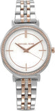  Shop Authentic Michael Kors Cinthia Mother of Pearl Dial Two Tone Steel Strap Watch For Women - MK3831 - Luxxuri