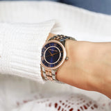  Shop Authentic Michael Kors Lauryn Quartz Blue Dial Two Tone Steel Strap Watch For Women - MK3929 - Luxxuri
