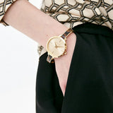  Shop Authentic Michael Kors Jaryn Quartz Gold Dial Two Tone Steel Strap Watch for Women - MK4341 - Luxxuri