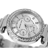  Shop Authentic Michael Kors Parker Silver Dial Silver Steel Strap Watch for Women - MK5615 - Luxxuri