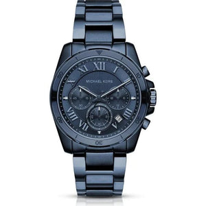  Shop Authentic Michael Kors Brecken Chronograph Quartz Blue Dial Blue Steel Strap Watch For Men - MK6361 - Luxxuri