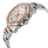  Shop Authentic Michael Kors Brecken Chronograph White Dial Two Tone Steel Strap Watch For Women - MK6368 - Luxxuri