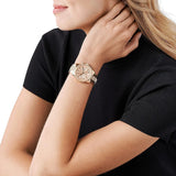  Shop Authentic Michael Kors Ritz Chronograph Gold Dial Gold Steel Strap Watch For Women - MK6484 - Luxxuri
