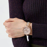  Shop Authentic Michael Kors Ritz Chronograph Rose Gold Dial Rose Gold Steel Strap Watch For Women - MK6485 - Luxxuri