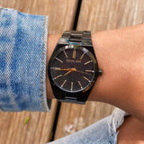  Shop Authentic Michael Kors Channing Quartz Black Dial Black Steel Strap Watch For Women - MK6625 - Luxxuri