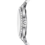  Shop Authentic Michael Kors Layton Three Hand Pink Dial Silver Steel Strap Watch For Women - MK7298 - Luxxuri