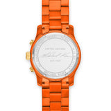  Shop Authentic Michael Kors Runway Chronograph Limited Edition Orange Dial Orange Steel Strap Watch for - MK7477LE - Luxxuri