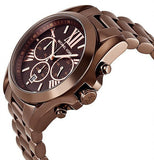  Shop Authentic Michael Kors Bradshaw Chronograph Brown Dial Brown Steel Strap Watch For Women - MK6247 - Luxxuri