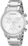  Shop Authentic Calvin Klein City White Dial Silver Steel Strap Watch for Men - K2G27146 - Luxxuri