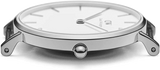  Shop Authentic Daniel Wellington Classic Reading White Dial Black Leather Strap Watch For Men - DW00100028 - Luxxuri