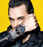  Shop Authentic Diesel Mr Daddy 2.0 Black Dial Brown Leather Strap Watch For Men - DZ7332 - Luxxuri