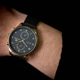  Shop Authentic Tommy Hilfiger Chase Quartz Black Dial Black Mesh Bracelet Watch for Men - 1791580 - Luxxuri
