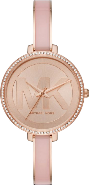  Shop Authentic Michael Kors Jaryn Analog Rose Gold Dial Pink Steel Strap Watch For Women - MK4545 - Luxxuri