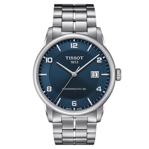  Shop Authentic Tissot Luxury Powermatic 80 Blue Dial Silver Steel Strap Watch For Men - T086.407.11.041.00 - Luxxuri