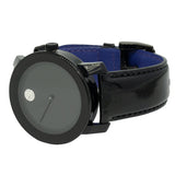 Shop Authentic Movado Bold Black Dial Black Leather Strap Watch for Women - 3600483 - Luxxuri