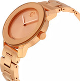  Shop Authentic Movado Bold Rose Gold Dial Rose Gold Steel Strap Watch for Women - 3600342 - Luxxuri