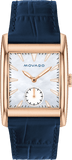  Shop Authentic Movado Heritage Mother of Pearl White Dial Blue Leather Strap Watch For Women - 3650052 - Luxxuri