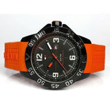  Shop Authentic Tommy Hilfiger Cole Black Dial Orange Rubber Strap Watch for Men - 1790985 - Luxxuri