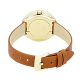  Shop Authentic Swarovski Crystalline Pure White Dial Brown Leather Strap Watch for Women - 5275040 - Luxxuri