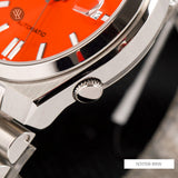  Shop Authentic Citizen x Pantone Automatic Blazing Red Dial Silver Steel Strap Watch For Men - NJ0158-89W - Luxxuri