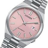  Shop Authentic Citizen x Pantone Automatic Dreamy Pink Dial Silver Steel Strap Watch For Men - NJ0158-89X - Luxxuri