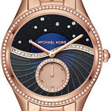  Shop Authentic Michael Kors Lauryn Blue Dial Rose Gold Steel Strap Watch for Women - MK3723 - Luxxuri