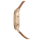  Shop Authentic Swarovski Octea Lux Chrono Brown Gold Dial Brown Leather Strap Watch for Women - 5632260 - Luxxuri