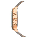  Shop Authentic Swarovski Octea Lux Chrono Grey Dial Grey Leather Strap Watch for Women - 5452495 - Luxxuri