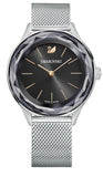  Shop Authentic Swarovski Octea Nova Black Dial Silver Mesh Bracelet Watch for Women - 5430420 - Luxxuri