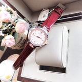  Shop Authentic Versace Olympo Crystal Gleam White Dial Purple Leather Strap Watch for Women - VAN010016 - Luxxuri
