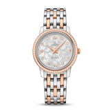  Shop Authentic Omega De Ville Prestige Quartz Diamonds Silver Dial Two Tone Steel Strap Watch for Women - 424.25.27.60.52.001 - Luxxuri