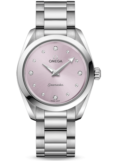  Shop Authentic Omega Seamaster Aqua Terra Quartz Purple Dial Silver Steel Strap Watch for Women - 220.10.28.60.60.001 - Luxxuri