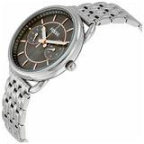  Shop Authentic Fossil Tailor Mother of Pearl Black Dial Silver Steel Strap Watch for Women - ES3911 - Luxxuri