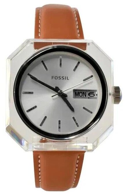  Shop Authentic Fossil Candy White Dial Brown Leather Strap Watch for Women - ES3538 - Luxxuri