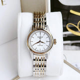  Shop Authentic Tissot Carson Automatic Silver Dial Two Tone Steel Strap Watch For Women - T085.207.22.011.00 - Luxxuri