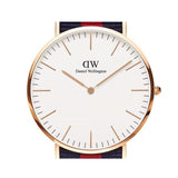  Shop Authentic Daniel Wellington Classic Oxford White Dial Two Tone NATO Strap Watch For Men - DW00100001 - Luxxuri