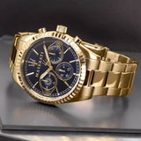  Shop Authentic Maserati Competizione Chronograph Blue Dial Gold Steel Strap Watch For Men - R8853100026 - Luxxuri