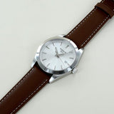  Shop Authentic Tissot Gentleman Silver Dial Brown Leather Strap Watch For Men - T127.410.16.031.00 - Luxxuri