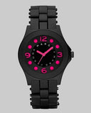  Shop Authentic Marc Jacobs Pelly Black Dial Black Silicone Strap Watch for Women - MBM2508 - Luxxuri