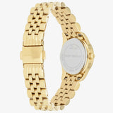  Shop Authentic Michael Kors Lexington Quartz Silver Dial Gold Steel Strap Watch For Women - MK3229 - Luxxuri